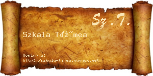 Szkala Tímea névjegykártya